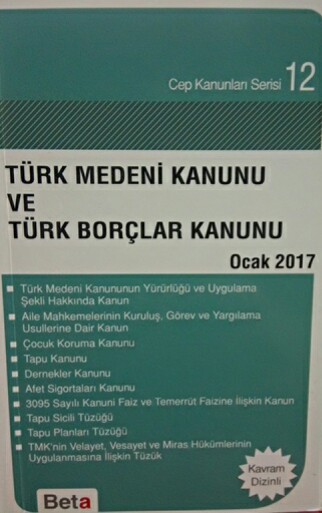 Türk Medeni Kanunu ve Türk Borçlar Kanunu - Celal Ülgen | Yeni ve İkin