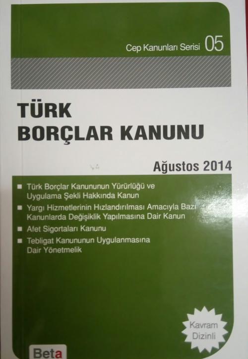 Türk Borçlar Kanunu - Celal Ülgen | Yeni ve İkinci El Ucuz Kitabın Adr