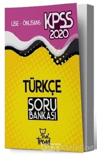 2020 KPSS Lise Ön Lisans Türkçe Soru Bankası - Kolektif | Yeni ve İkin