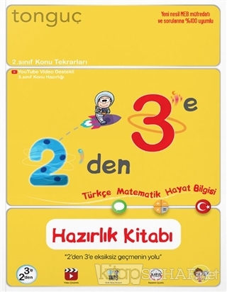 2021 - 2'den 3'e Türkçe Matematik Hayat Bilgisi Hazırlık Kitabı - Kole