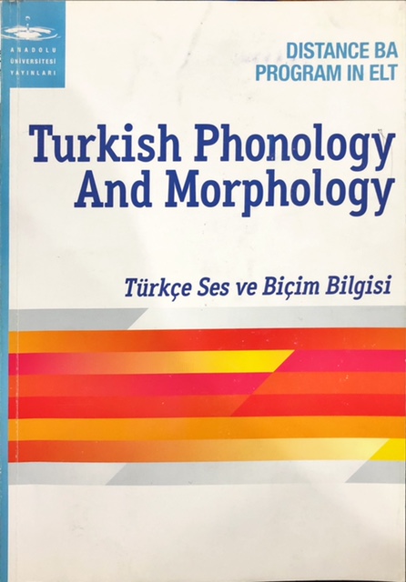 aöf turkish phonology and morphology - HANDAN YAVUZ | Yeni ve İkinci E