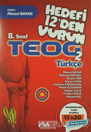 8. Sınıf TEOG 2 Türkçe - Mesut Bayar- | Yeni ve İkinci El Ucuz Kitabın