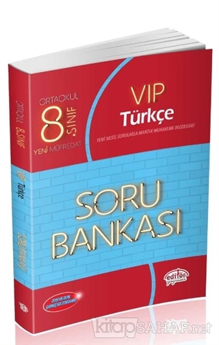 8. Sınıf VİP Türkçe Soru Bankası - Kolektif | Yeni ve İkinci El Ucuz K