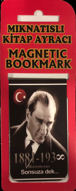Atatürk Kitap Ayracı Mıknatıslı 8x5cm - - | Yeni ve İkinci El Ucuz Kit