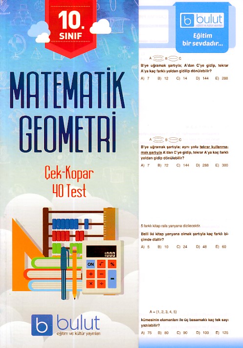 Bulut 10. Sınıf Matematik Geometri Çek Kopar 40 Test - KOLLEKTİF | Yen