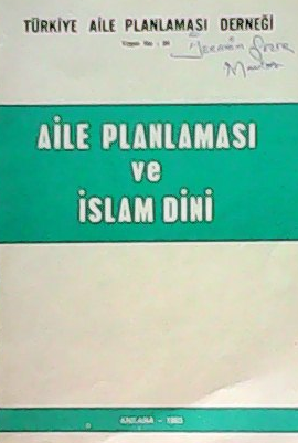 Aile Planlaması ve İslam Dini - | Yeni ve İkinci El Ucuz Kitabın Adres