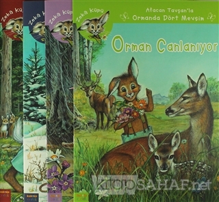 Afacan Tavşan'la Ormanda Dört Mevsim (4 Kitap Set) - Kolektif- | Yeni 