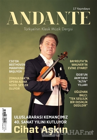 Andante Müzik Dergisi Yıl: 17 Sayı: 159 Ocak 2020 - Kolektif | Yeni ve