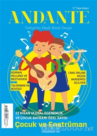 Andante Müzik Dergisi Yıl:17 Sayı:162 Nisan 2020 - Kolektif | Yeni ve 