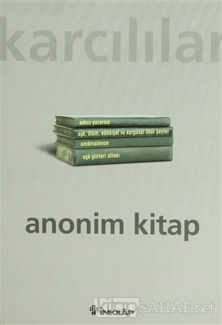 Anonim Kitap - Ahmet Karcılılar | Yeni ve İkinci El Ucuz Kitabın Adres