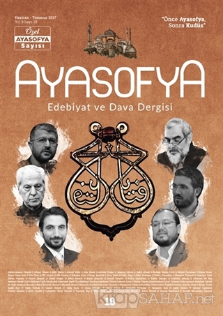 Ayasofya Dergisi Sayı: 18 Haziran - Temmuz 2017 - Kolektif- | Yeni ve 