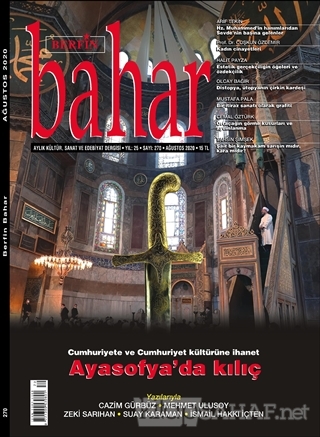 Berfin Bahar Aylık Kültür Sanat ve Edebiyat Dergisi Sayı: 270 Ağustos 