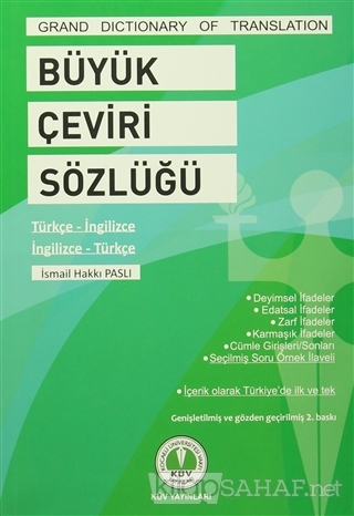 Buyuk Ceviri Sozlugu Ismail Hakki Pasli Yeni Ve Ikinci El Ucuz Ki