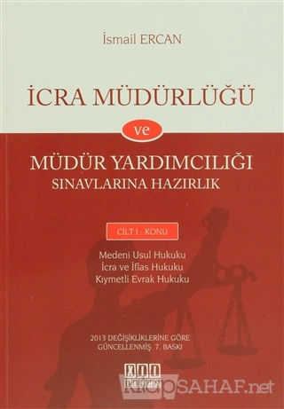 Icra Mudurlugu Ve Mudur Yardimciligi Sinavlarina Hazirlik 2 Cilt I