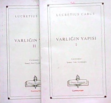 VARLIĞIN YAPISI 1-2 - LUCRETIUS CARUS- | Yeni ve İkinci El Ucuz Kitabı