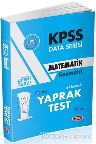 KPSS Data Serisi Matematik Geometri Çek Koparlı Yaprak Test - Kolektif