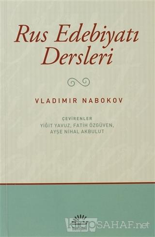 Rus Edebiyatı Dersleri - Vladimir Nabokov | Yeni ve İkinci El Ucuz Kit