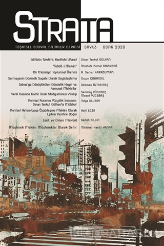 Strata İlişkisel Sosyal Bilimler Dergisi Sayı: 3 Eylül 2020 - Kolektif