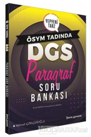 Tercih Akademi DGS Paragraf Soru Bankası - Mehmet Görgünoğlu | Yeni ve
