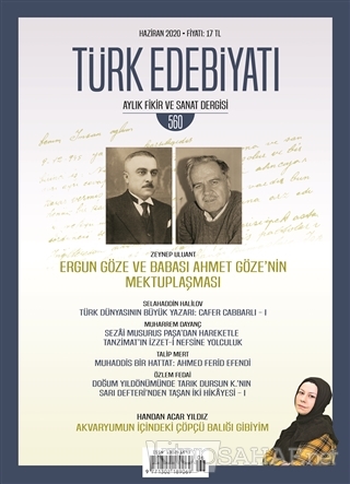 Türk Edebiyatı Dergisi Sayı: 560 Haziran 2020 - Kolektif | Yeni ve İki