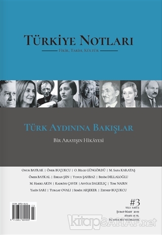 Türkiye Notları Fikir Tarih Kültür Dergisi Sayı: 3 - Kolektif | Yeni v
