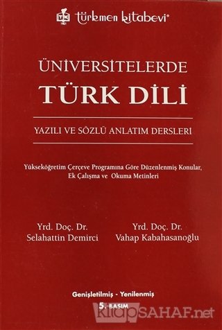 Üniversitelerde Türk Dili - Selahattin Demirci | Yeni ve İkinci El Ucu