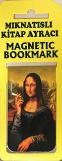 Mona Lisa Kitap Ayracı Mıknatıslı 8x5cm - - | Yeni ve İkinci El Ucuz K