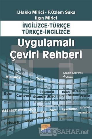 Uygulamali Ceviri Rehberi I Hakki Mirici Yeni Ve Ikinci El Ucuz K