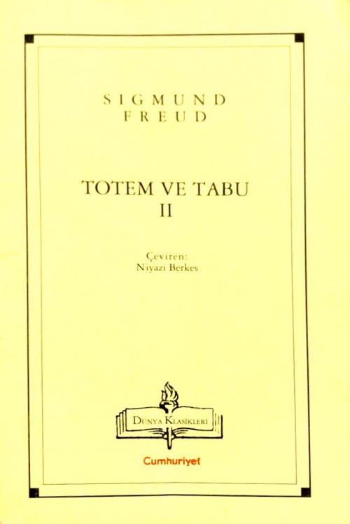 Totem ve Tabu 2. Cilt - Sigmund Freud | Yeni ve İkinci El Ucuz Kitabın