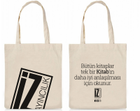 İz Yayıncılık Slogan Tasarımlı Bez Çanta