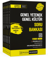 2022 KPSS Genel Yetenek Genel Kültür Tamamı Video Çözümlü Soru Bankası Modüler Set - 5 Kitap