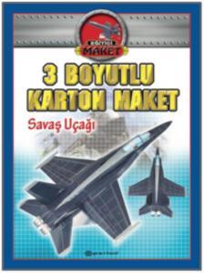 3 Boyutlu Karton Maket-SavaşUçağı