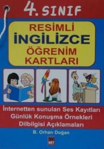4. Sınıf Resimli İngilizce Öğrenim Kartları