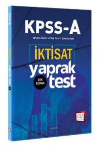 657 KPSS A İktisat Çek Kopar Yaprak Test 2018