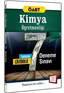657 ÖABT Kimya Öğretmenliği Tamamı Çözümlü 7 Deneme Sınavı-YENİ