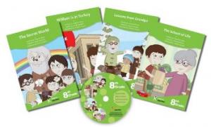 8. Sınıf İngilizce Hikaye Seti (4 Kitap + 1 CD)