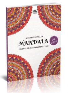 Ahenkli Renkler Mandala-Büyükler İçin Boyama Ktabı