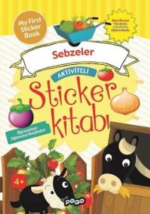 Aktiviteli Sticker Kitabı-Sebzeler