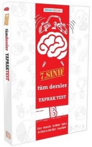 Benim Hocam 7. Sınıf Tüm Dersler Yaprak Test 2018