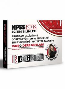 2022 KPSS Eğitim Bilimleri Program Geliştirme Öğretim Yöntem ve Teknikleri Video Ders Notları