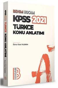 2021 KPSS Türkçe Konu Anlatımı Benim Hocam Yayınları