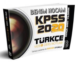 Benim Hocam KPSS Türkçe Video Ders Notları 2020-YENİ