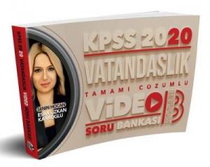 2020 KPSS Vatandaşlık Tamamı Çözümlü Video Soru Bankası Benim Hocam Yayınları