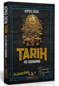 2018 KPSS Tarih Çözümlü 40 Deneme