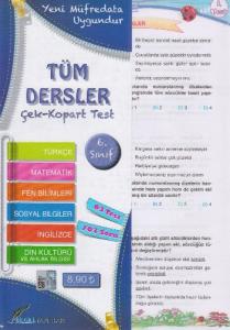 6.Sınıf Tüm Dersler Çek Kopart Yaprak Test