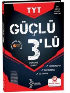Bilinçsel TYT Güçlü 3'lü Deneme Sınavı 2021-YENİ