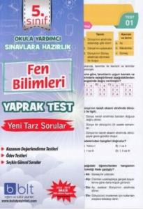 Bulut Eğitim 5. Sınıf Fen BilimleriYaprak Test-YENİ