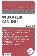 Cep-027: Avukatlık Kanunu