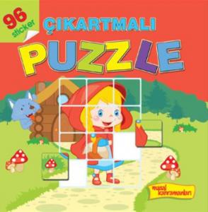 Çıkartmalı Puzle-Masal Kahramanları