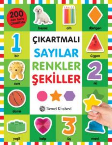 Çıkartmalı Sayılar Renkler Şekilller